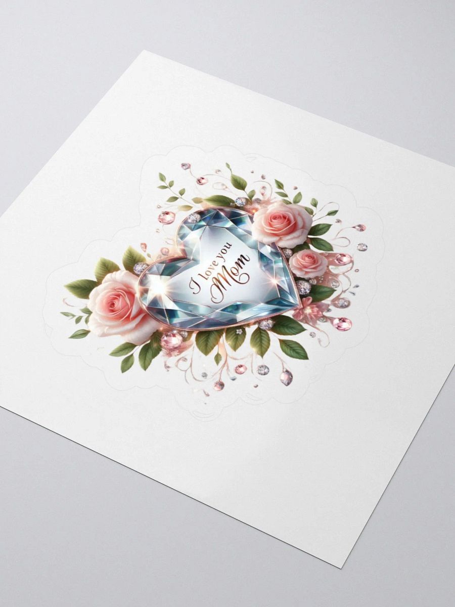 Mom's Love Diamond Kiss Cut Stickers product image (3)