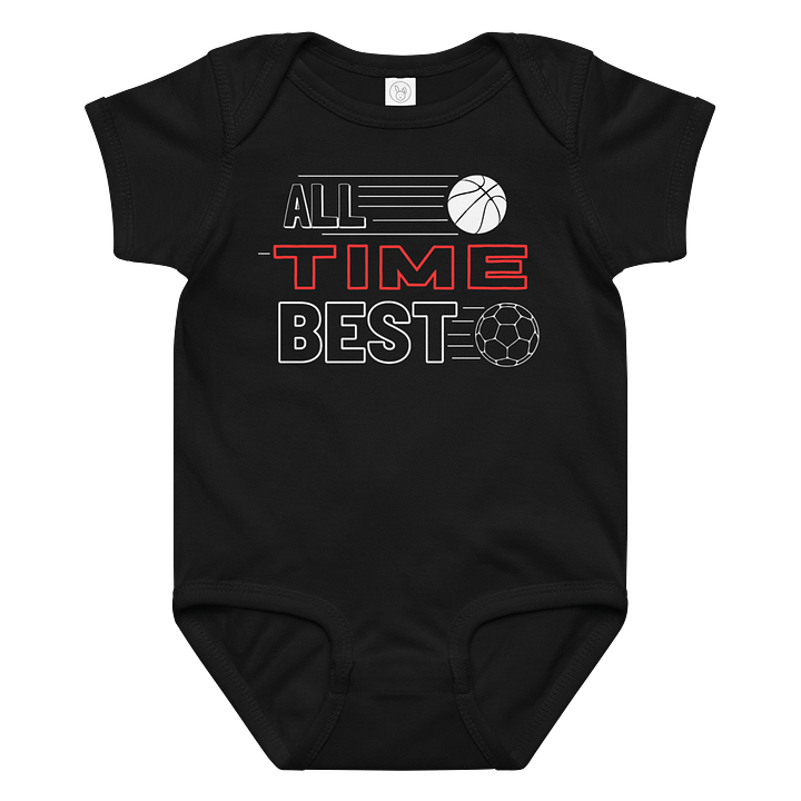 ALL TIME BEST Basketball-Inspired Baby Bodysuit product image (1)