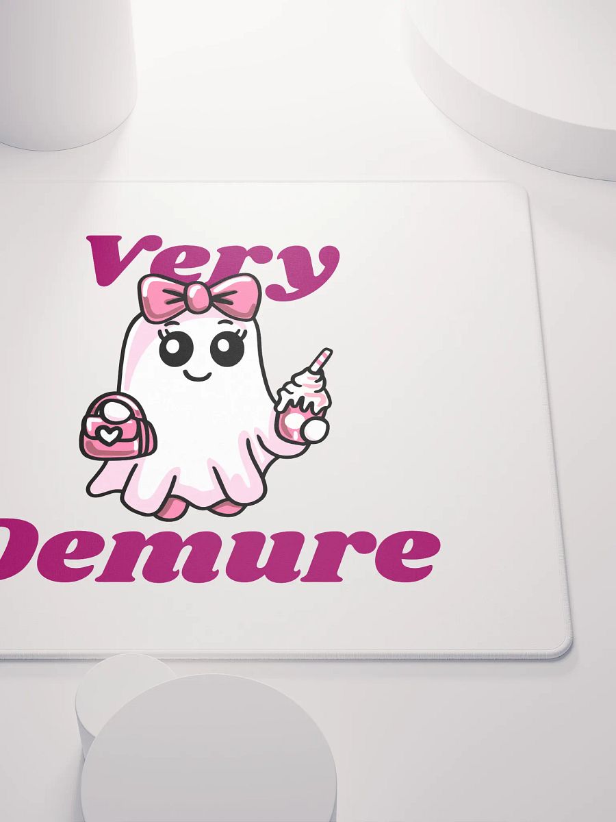Very Demure Cute Ghost Gaming Mouse Pad product image (6)