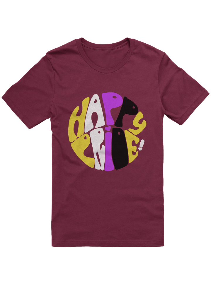 Nonbinary Happy Pride big print tee product image (1)
