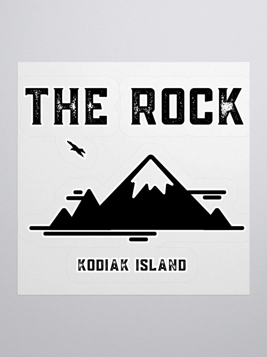 The Rock Sticker (Black) product image (2)