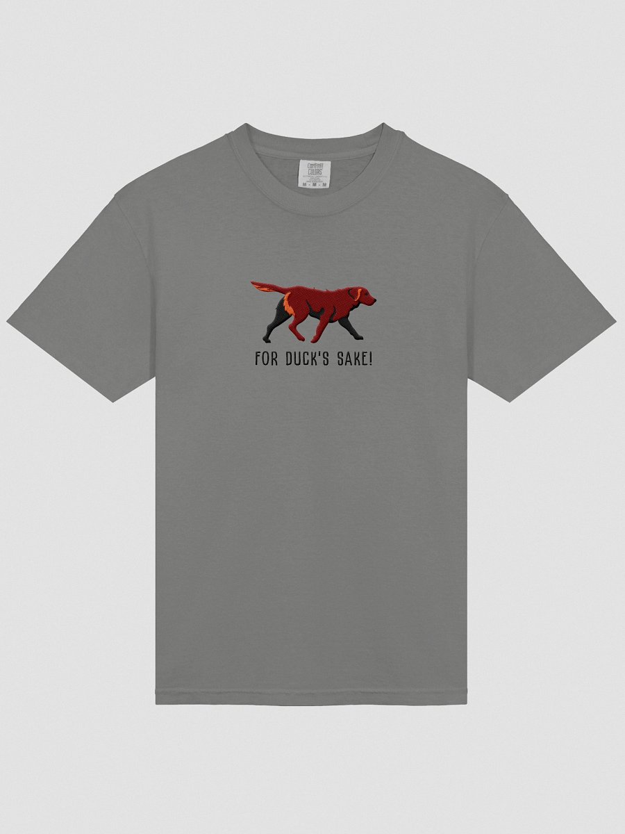 For Duck's Sake T-Shirt(Embroidered) of a Chesapeake Bay Retriever(Brown) product image (15)