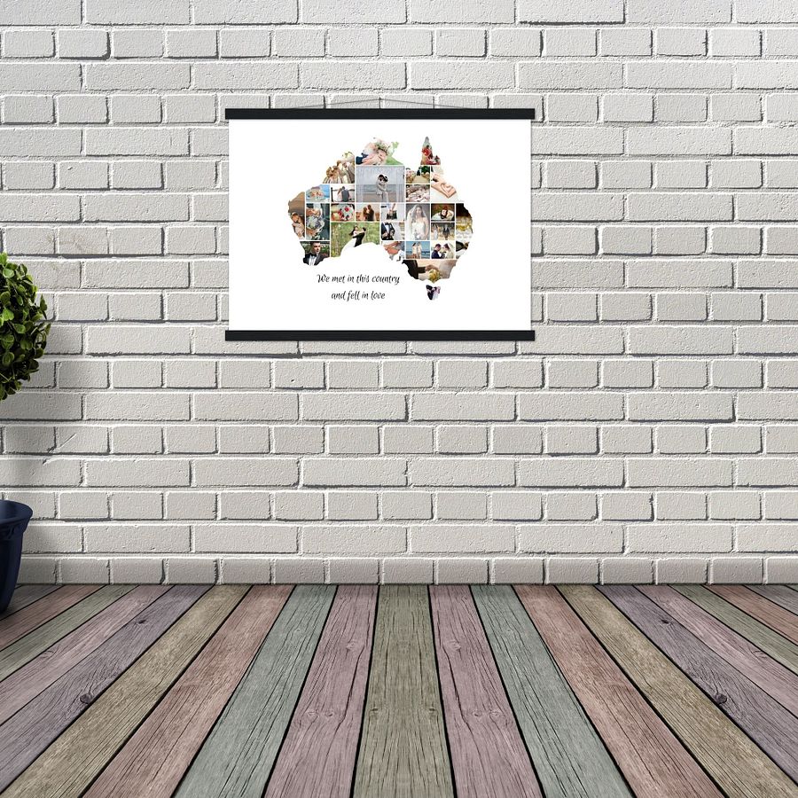 Map of Australia Photo Collage Canva Template product image (6)