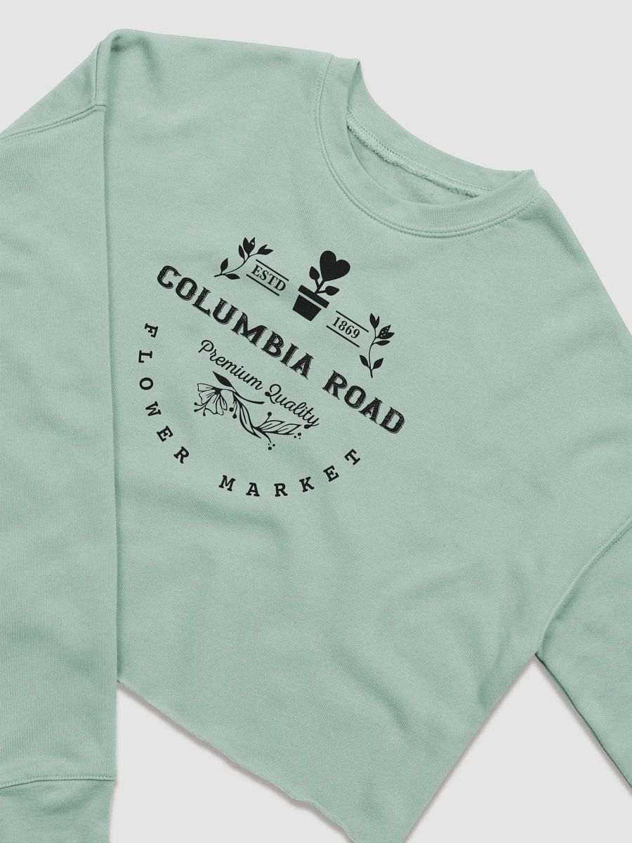 Columbia Road Market Midweight Fleece Crop Sweatshirt (Blue) product image (3)