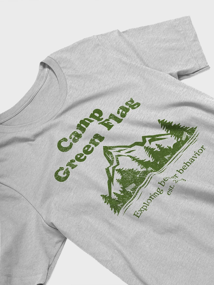Camp Green Flag Distressed Unisex Tee product image (3)