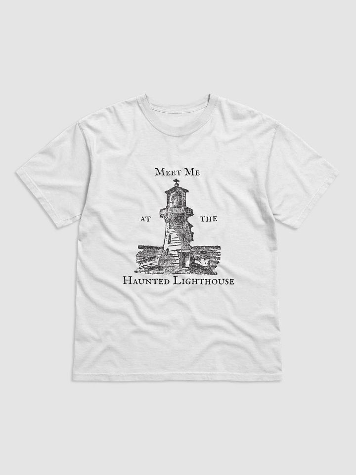 Meet Me At The Haunted Lighthouse Spun Cotton T-Shirt product image (1)