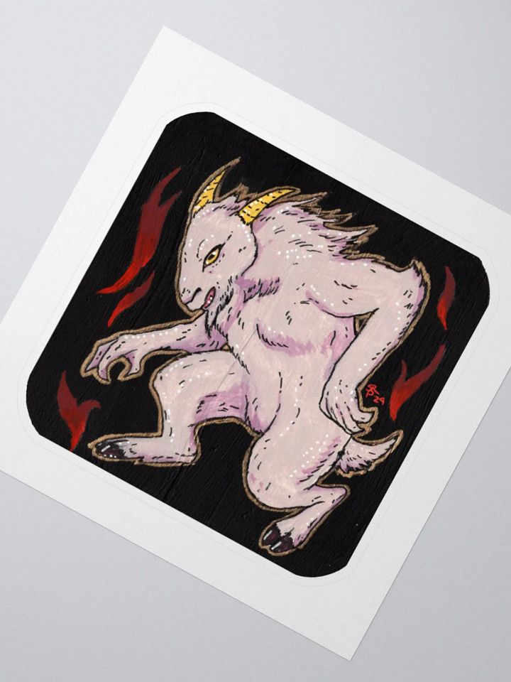 Goatman Kiss-Cut Vinyl Sticker product image (4)
