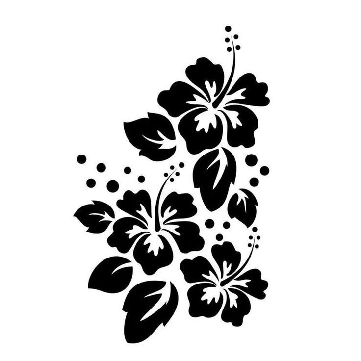 Tropical Hibiscus Wall Decal product image (5)