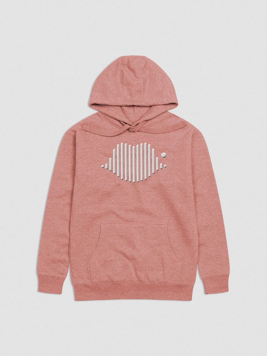 Under Covers Audio Embroidered White Lips Logo Hoodie product image (11)