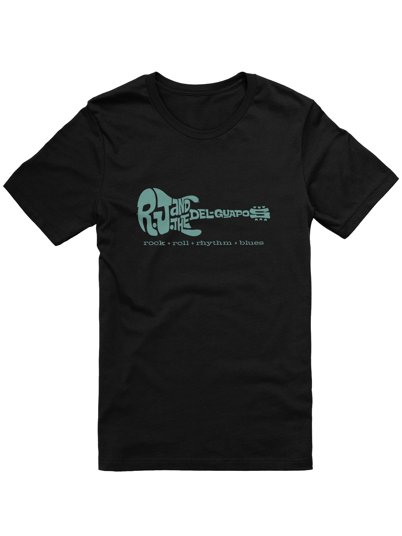 RJ & The Del Guapos Teal Logo | Unisex T-Shirt product image (1)