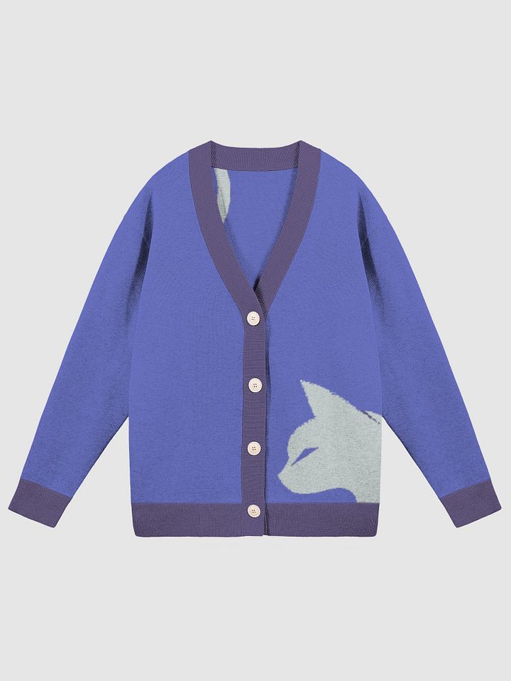 KawaiKitten Lavender Dreaming Knitted Cardigan product image (1)