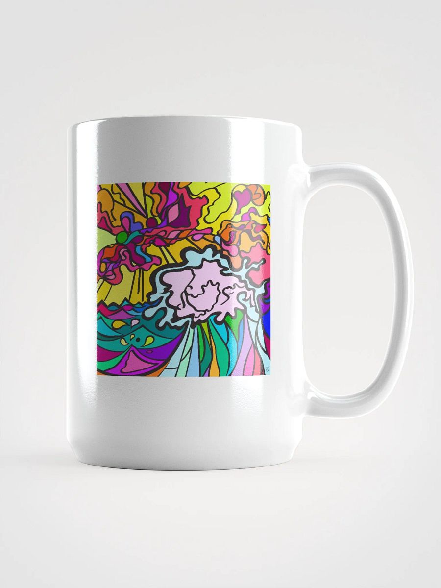 Swirling Colorful Waves Mug – Wave at Sunset product image (1)