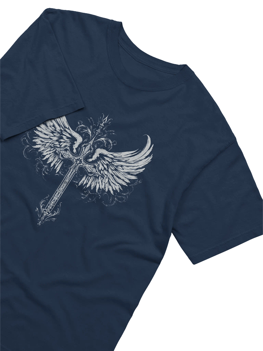 Sword and Wings T-Shirt, Fantasy Art Tee, Mythical Design Shirt product image (6)