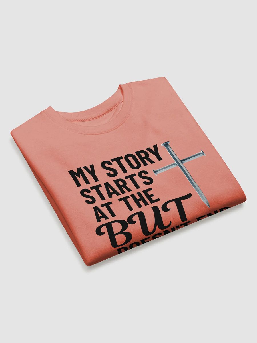 My Story Starts at the Cross – Faith Journey Sweatshirt product image (3)