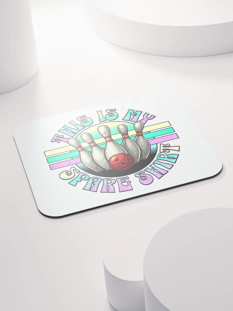 This Is My Spare Shirt Bowling Strike in Style Mouse Pad product image (4)