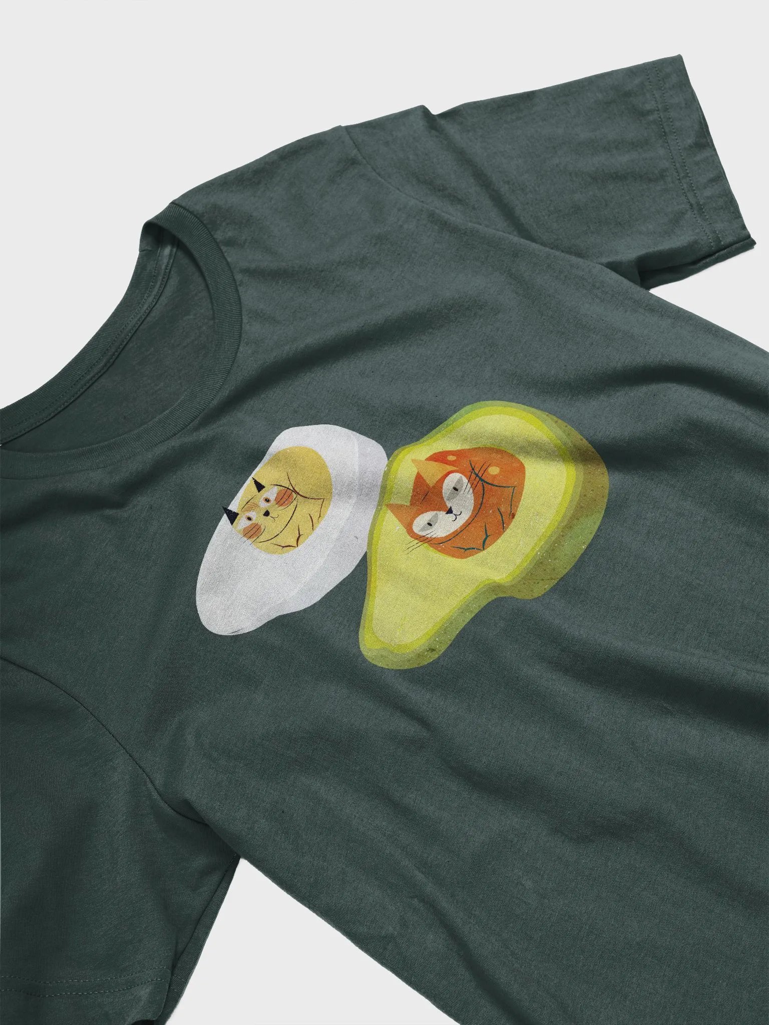 Avocado & Egg Lightweight Unisex T-Shirt product image (3)