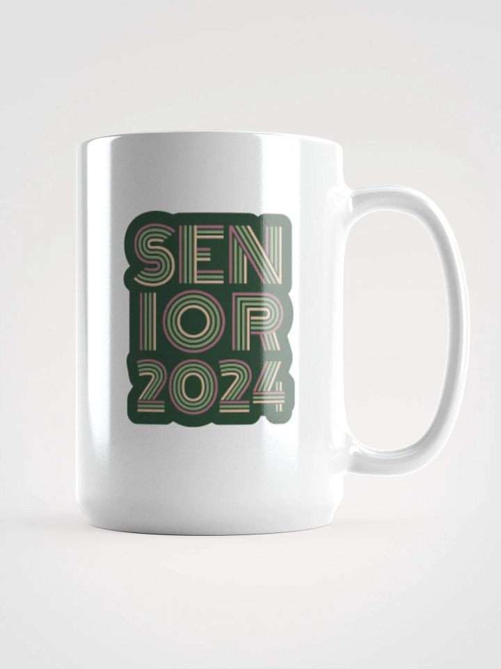 Senior 2024 White Glossy Ceramic Mug product image (1)