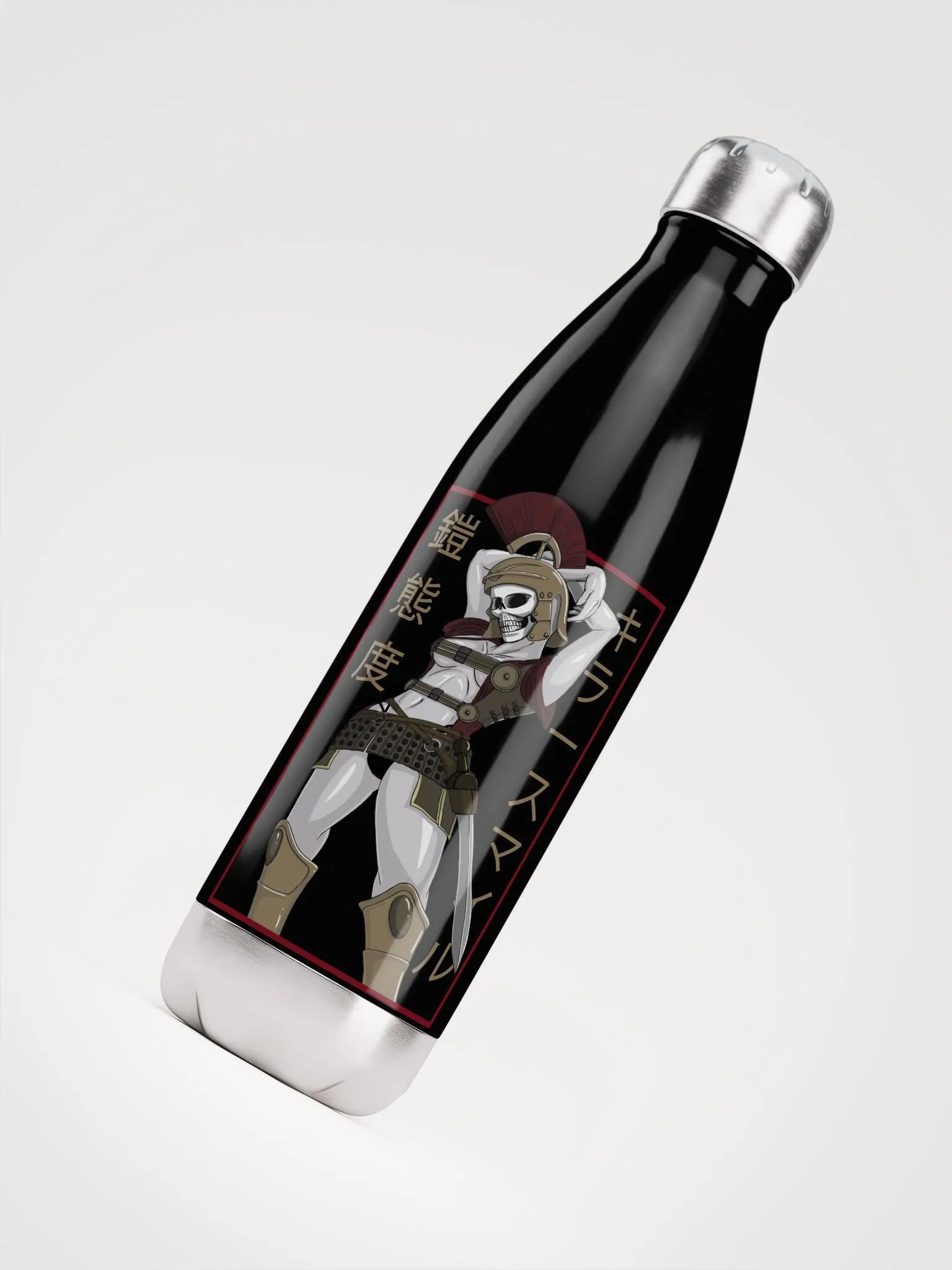 Armor, Attitude, Killer Smile Stainless Steel Water Bottle product image (4)