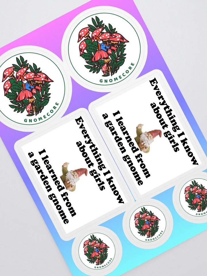 All Gnomes sticker sheet product image (2)