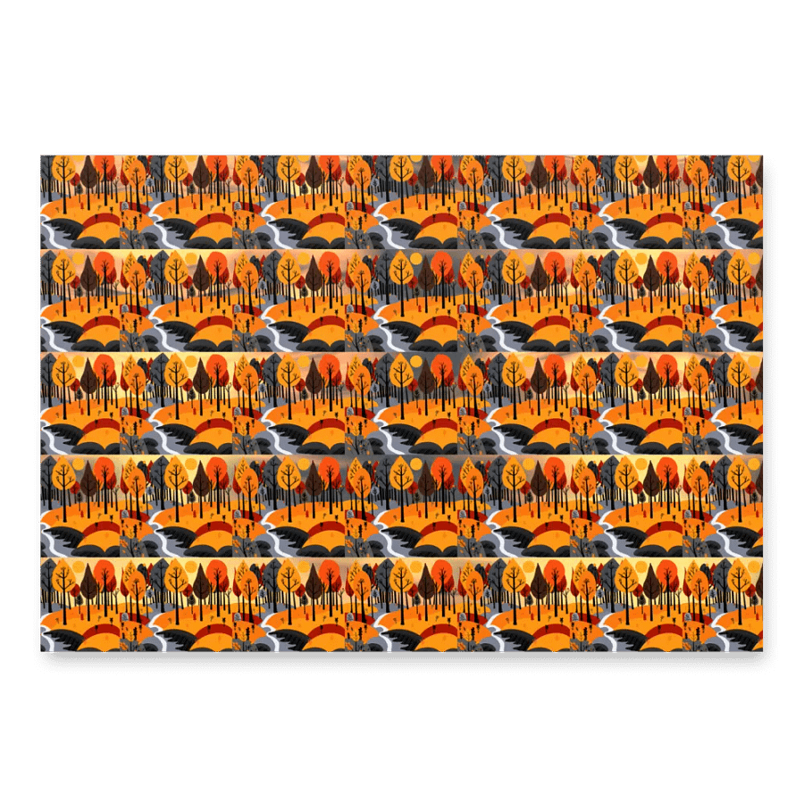 Autumn and Leaf Gift Wrap product image (3)