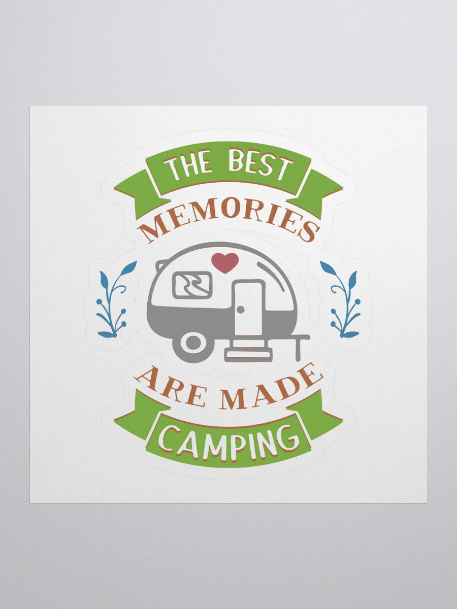 Best Memories Camping Kiss-Cut Stickers product image (1)
