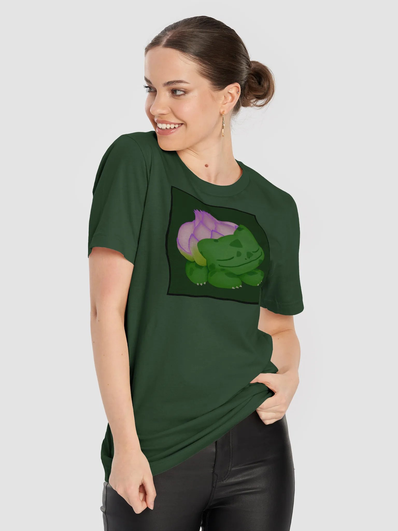 Lotus Frog T-Shirt (Green) product image (22)
