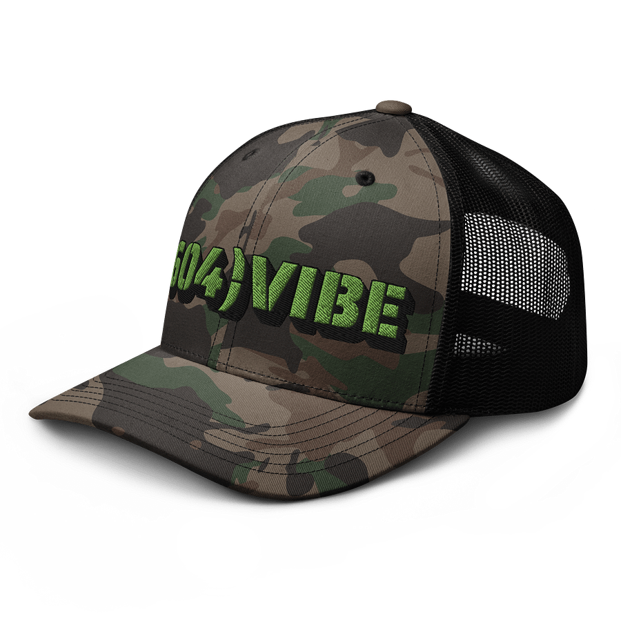 604 VIBE Camo Trucker Hat product image (4)
