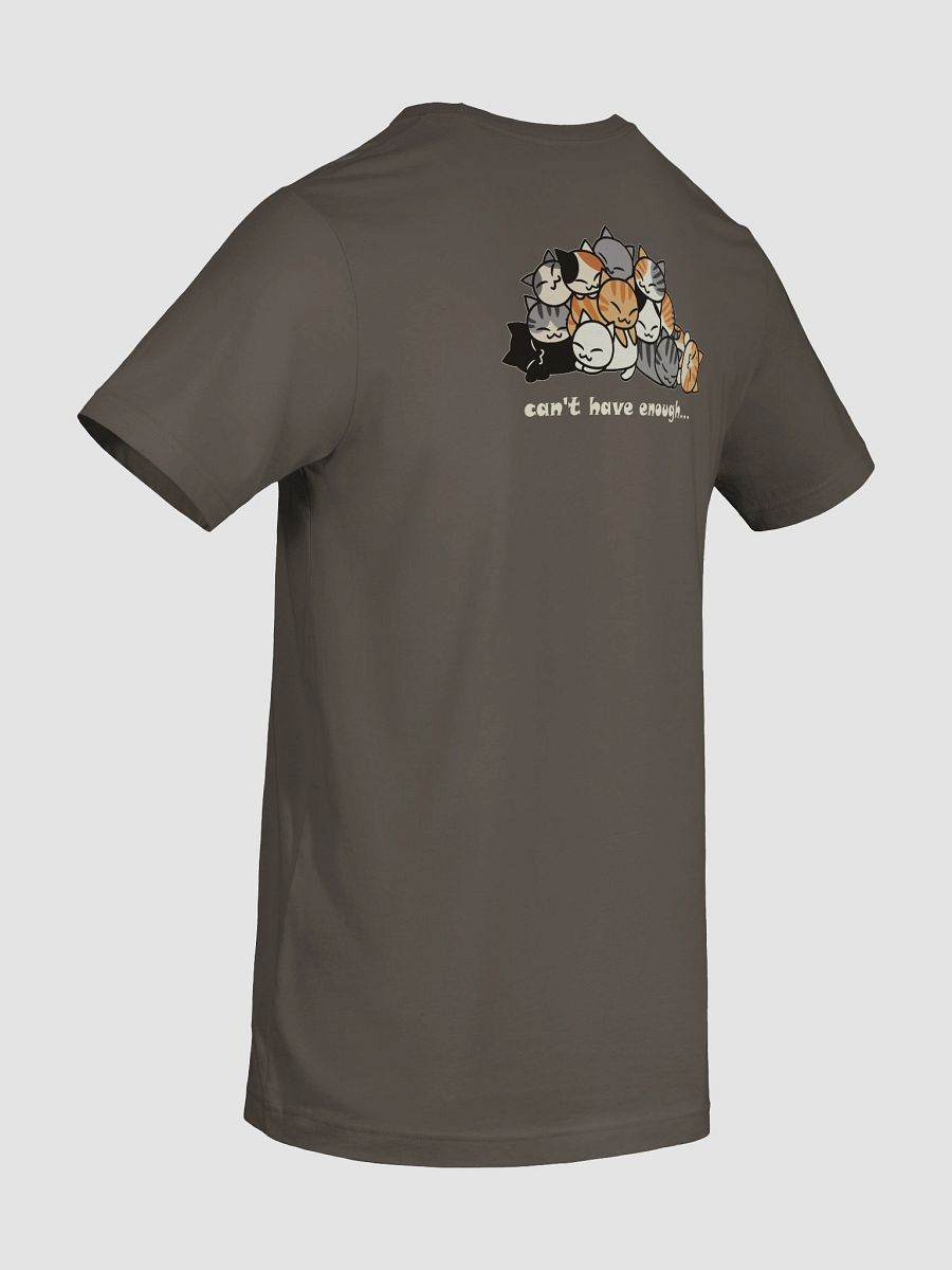 Gray and White (Off-white) Cat Unisex T-shirt product image (104)