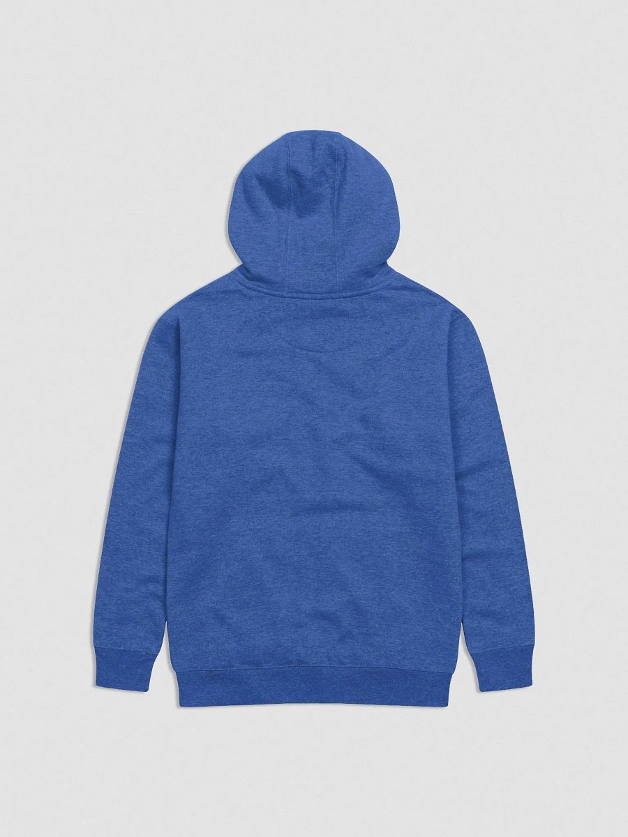 ON THE SPECTRUM lined design (lg., white and royal) embroidered heavyweight hoodie product image (10)