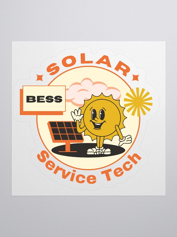 Retro Solar Services Sticker product image (2)