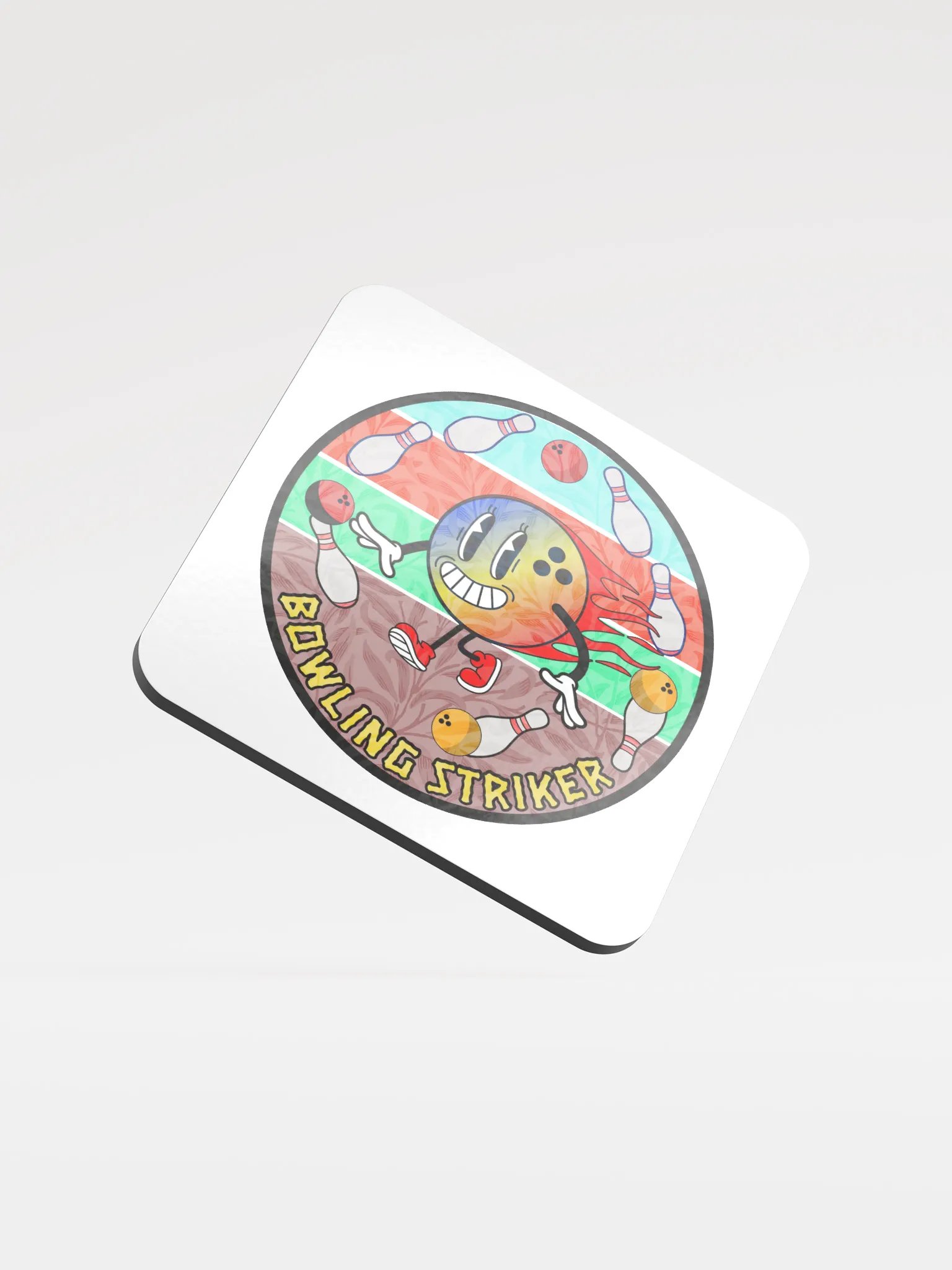 Bowling Striker in Style Coaster Set product image (2)