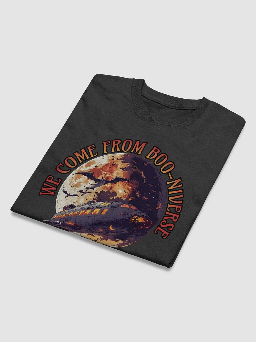 We come from Boo-niverse and eating the cats and dogs, Moon T-Shirt product image (33)