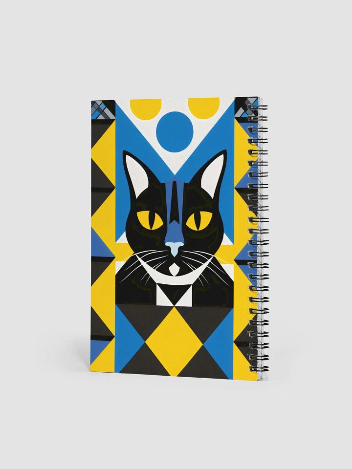 Geometric Cat Dreams Spiral Notebook product image (2)