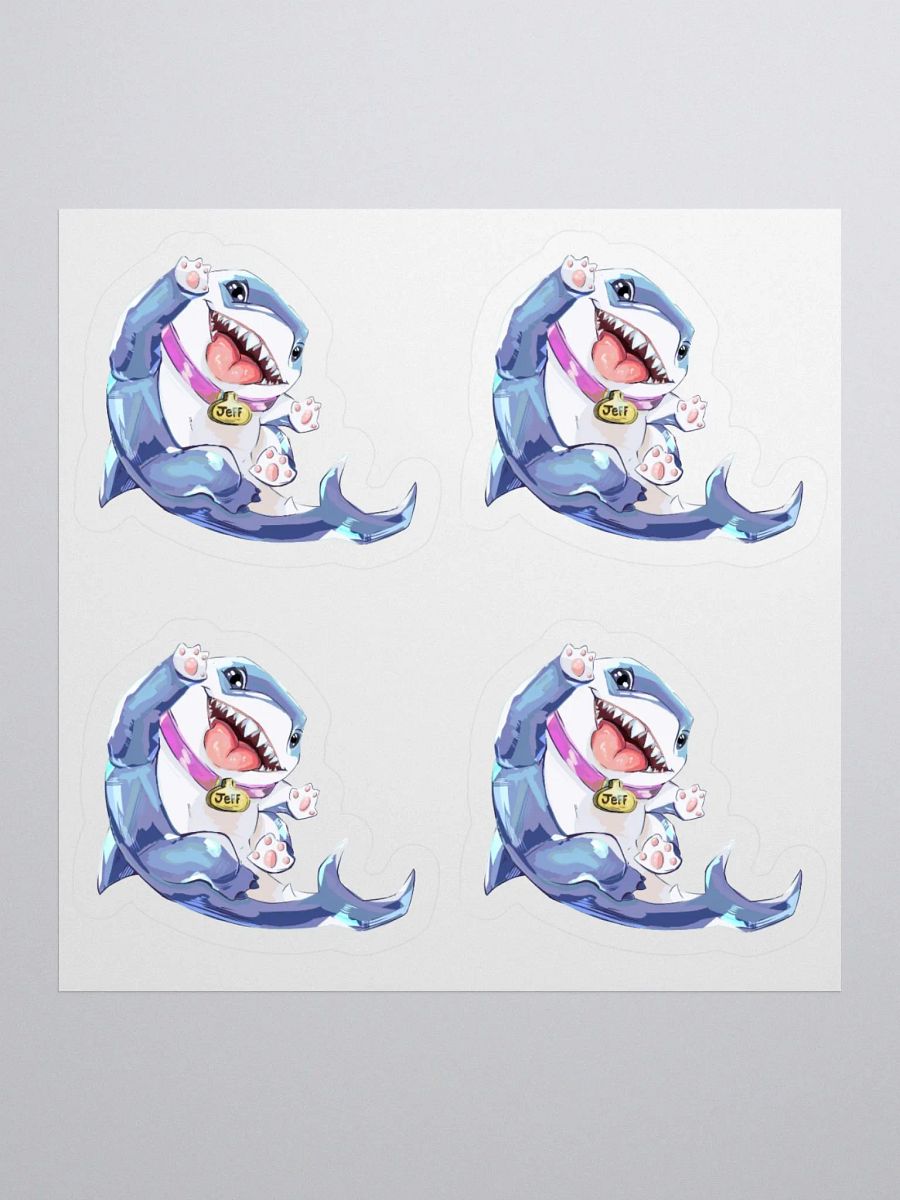 Jeff the Land Shark Sticker Sheet product image (1)