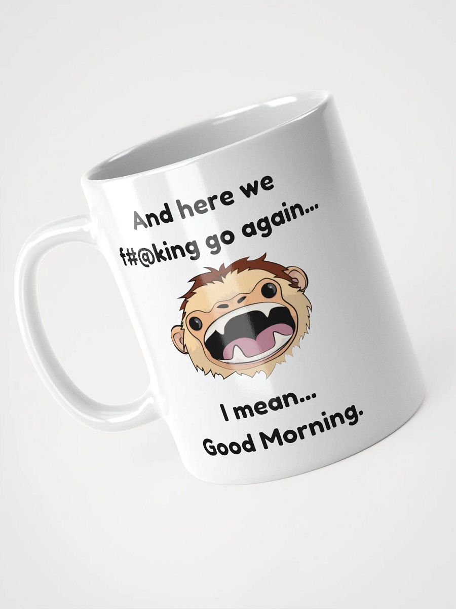 CENSORED (Grawlix) Here we f#@king go again... White Mug product image (3)