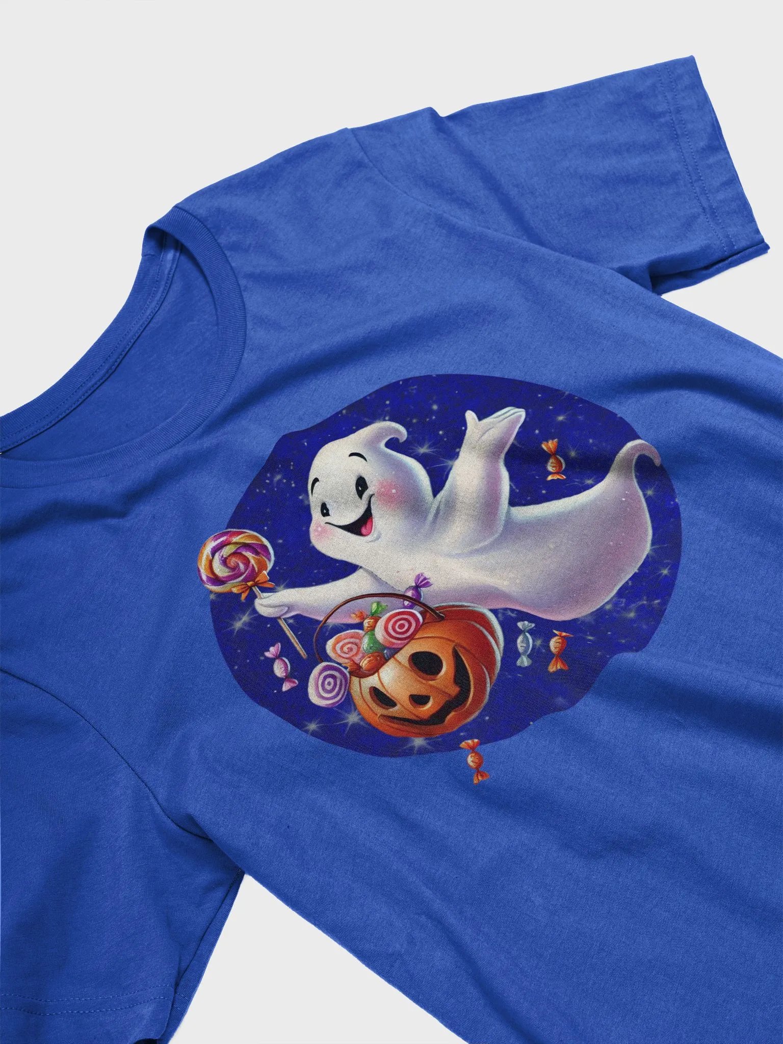 Ghost and Candy Halloween Supersoft T-Shirt product image (64)