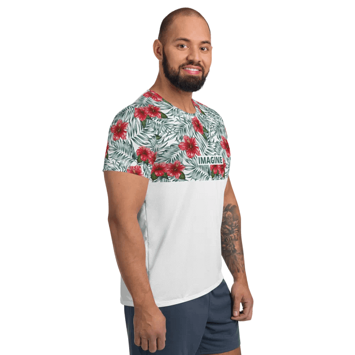 Hibiscus Leaf Design | Men´s Athletic T-Shirt product image (2)