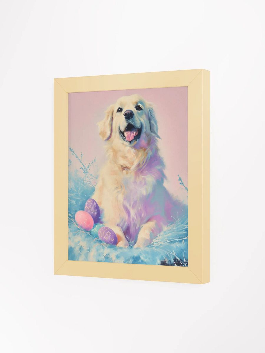 Golden Easter Retriever Framed Poster product image (6)
