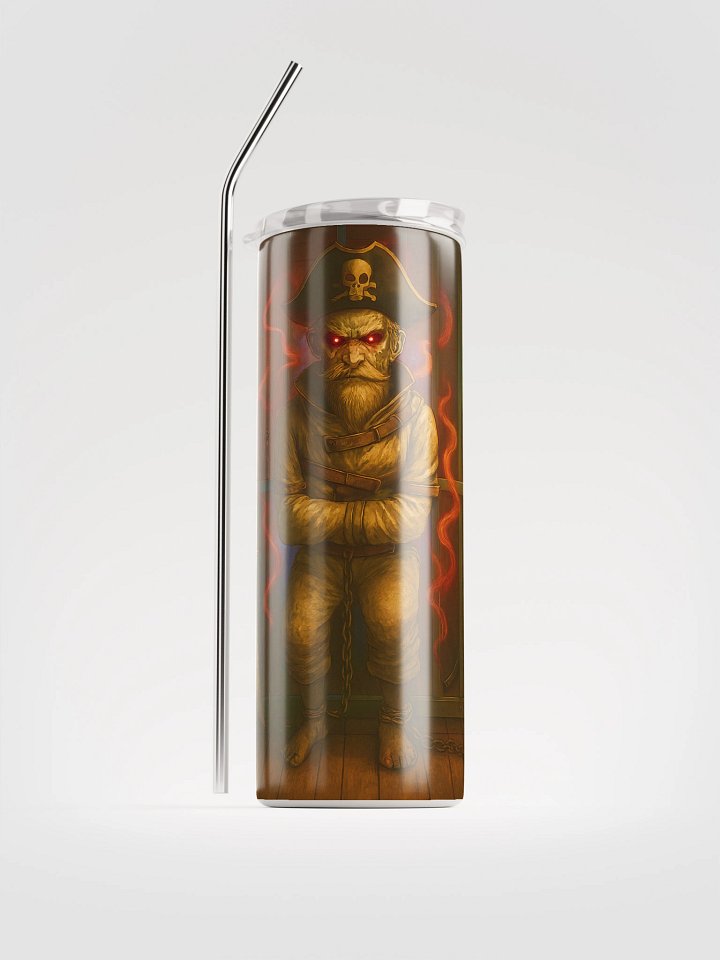 Ghostly Pirate Stainless Steel Tumbler product image (1)