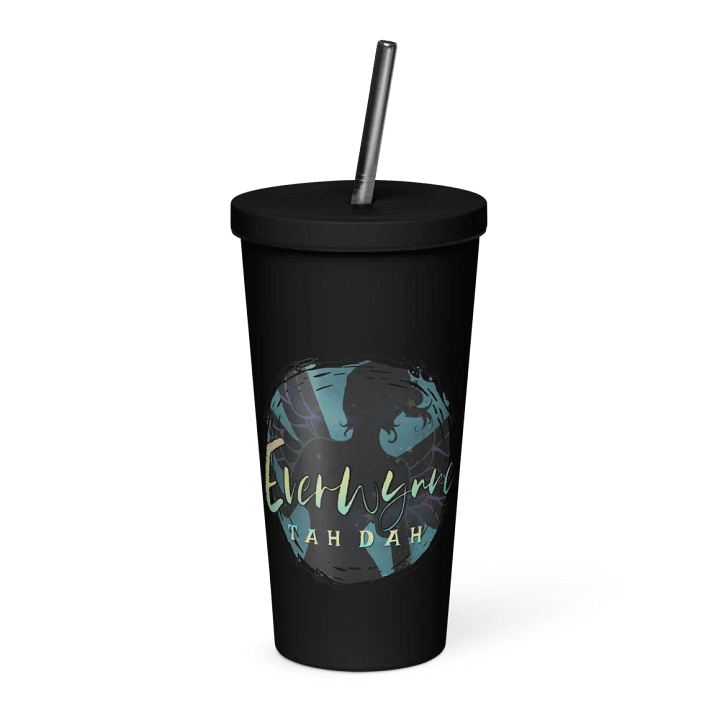 Teal Everwynne Logo Tumbler w/ A Straw product image (1)