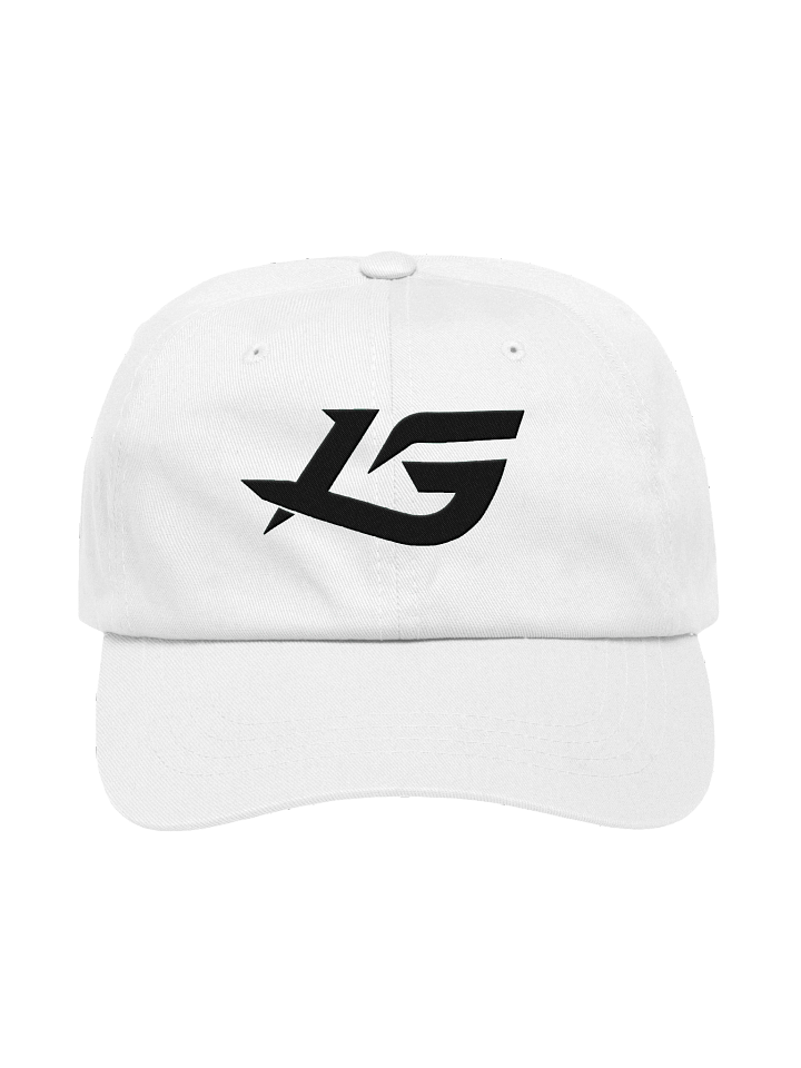 Luminon Embroidered Dad Hat - White/Black product image (1)