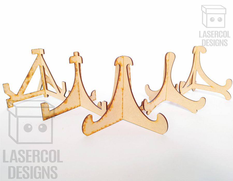 Easel Plate Stand Set 1 - Laser Cut Files product image (2)