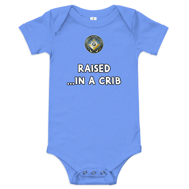 ENS Baby Onesie - Raised in a Crib product image (1)