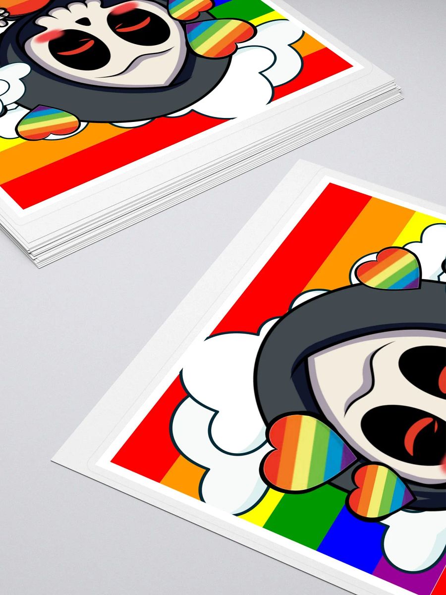 Rectangle Rainbow Pride Sticker product image (4)