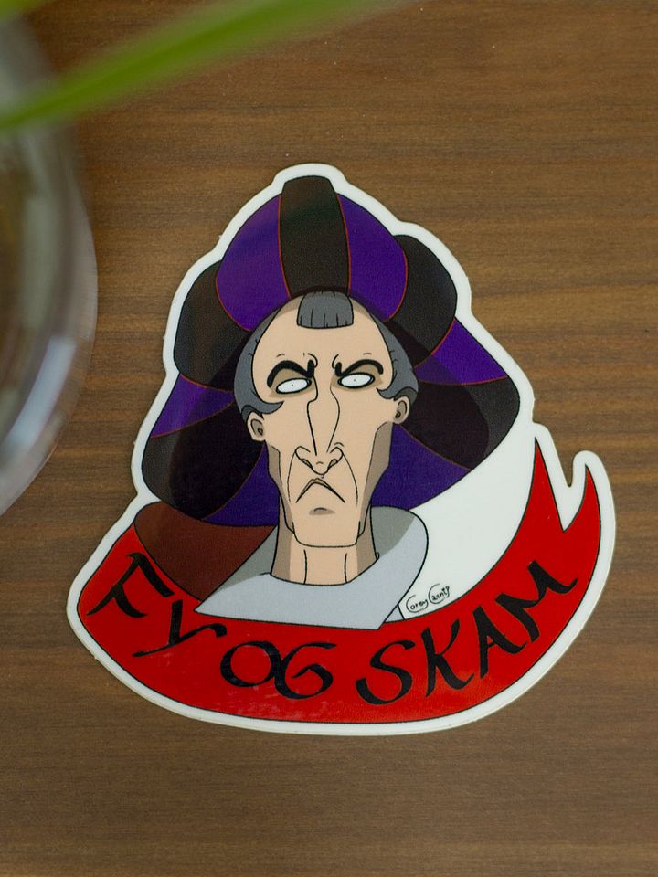 Fy og Skam Sticker product image (1)