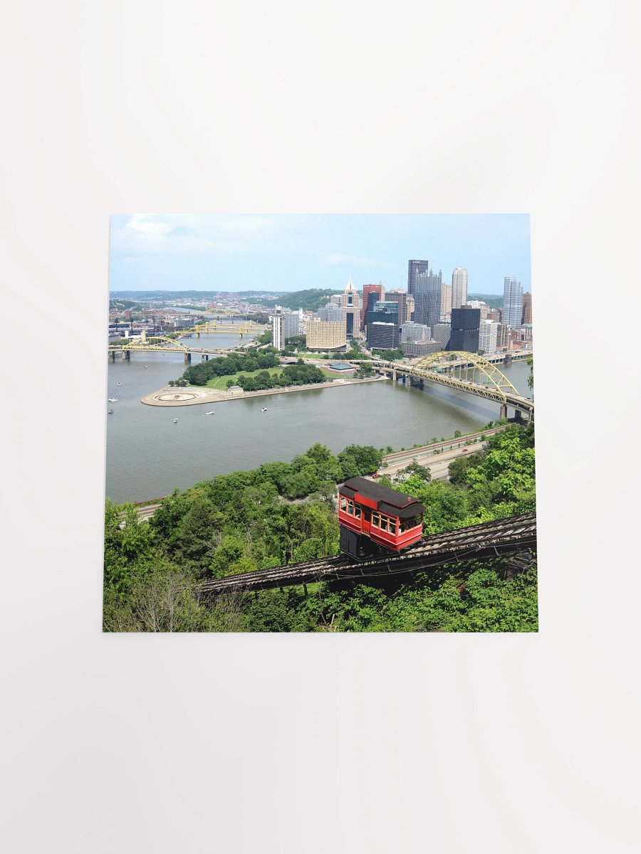 Pittsburgh - Downtown & Duquesne Incline - print/poster product image (4)