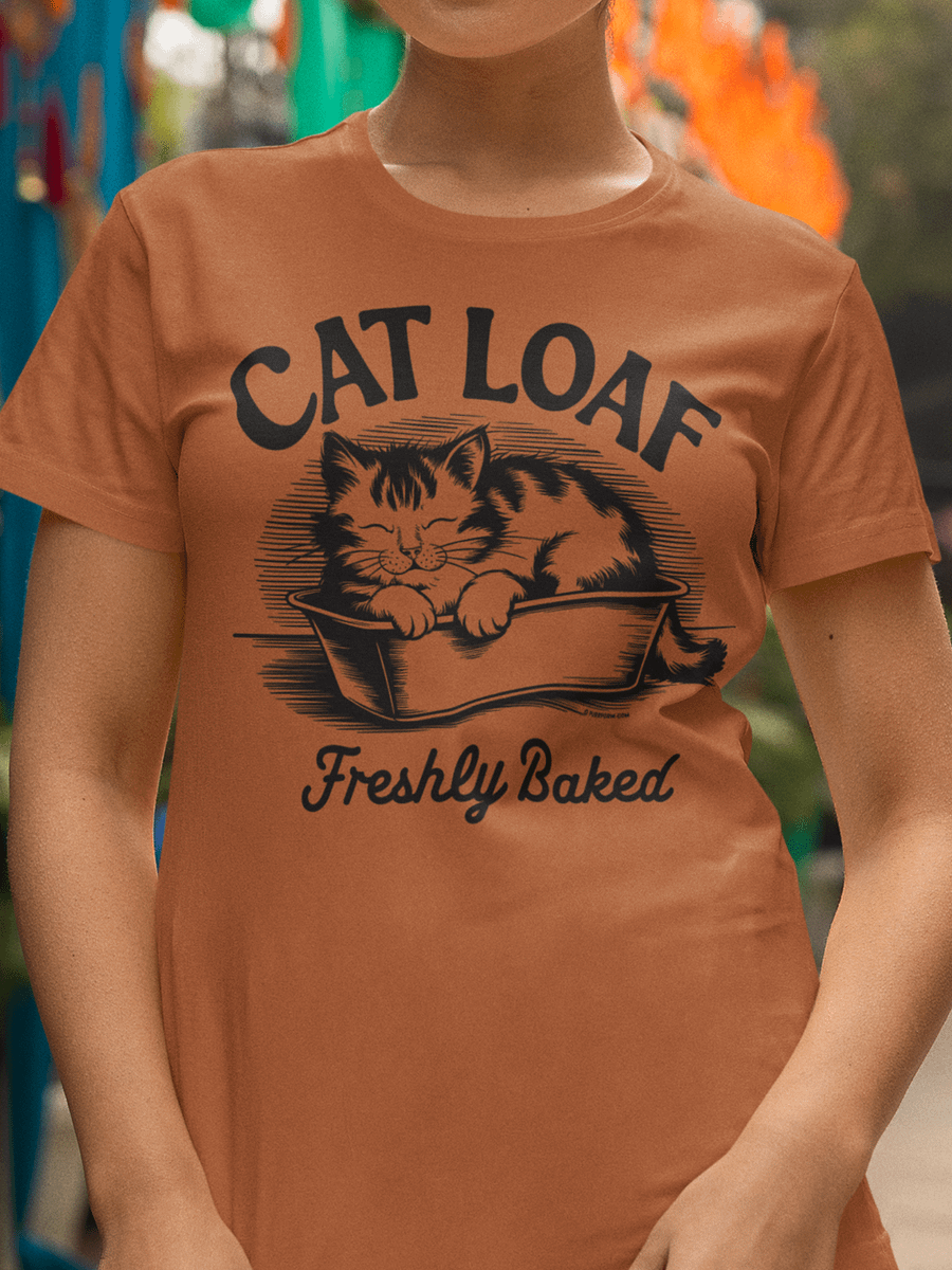 Cat Loaf Freshly Baked T-Shirt product image (1)