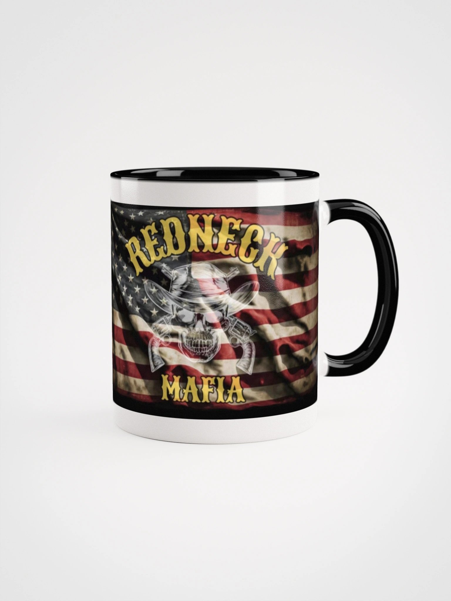 Redneck Mafia Skull Ceramic Mug product image (2)