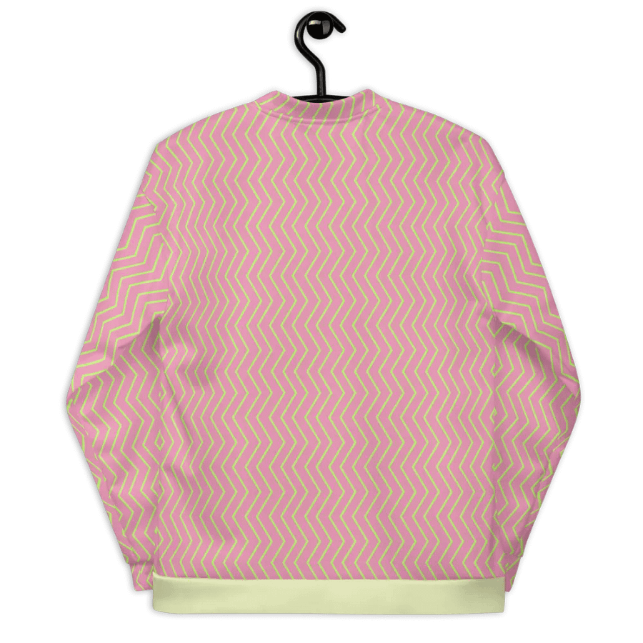 Zigzag Zest Pink Bomber Jacket product image (8)