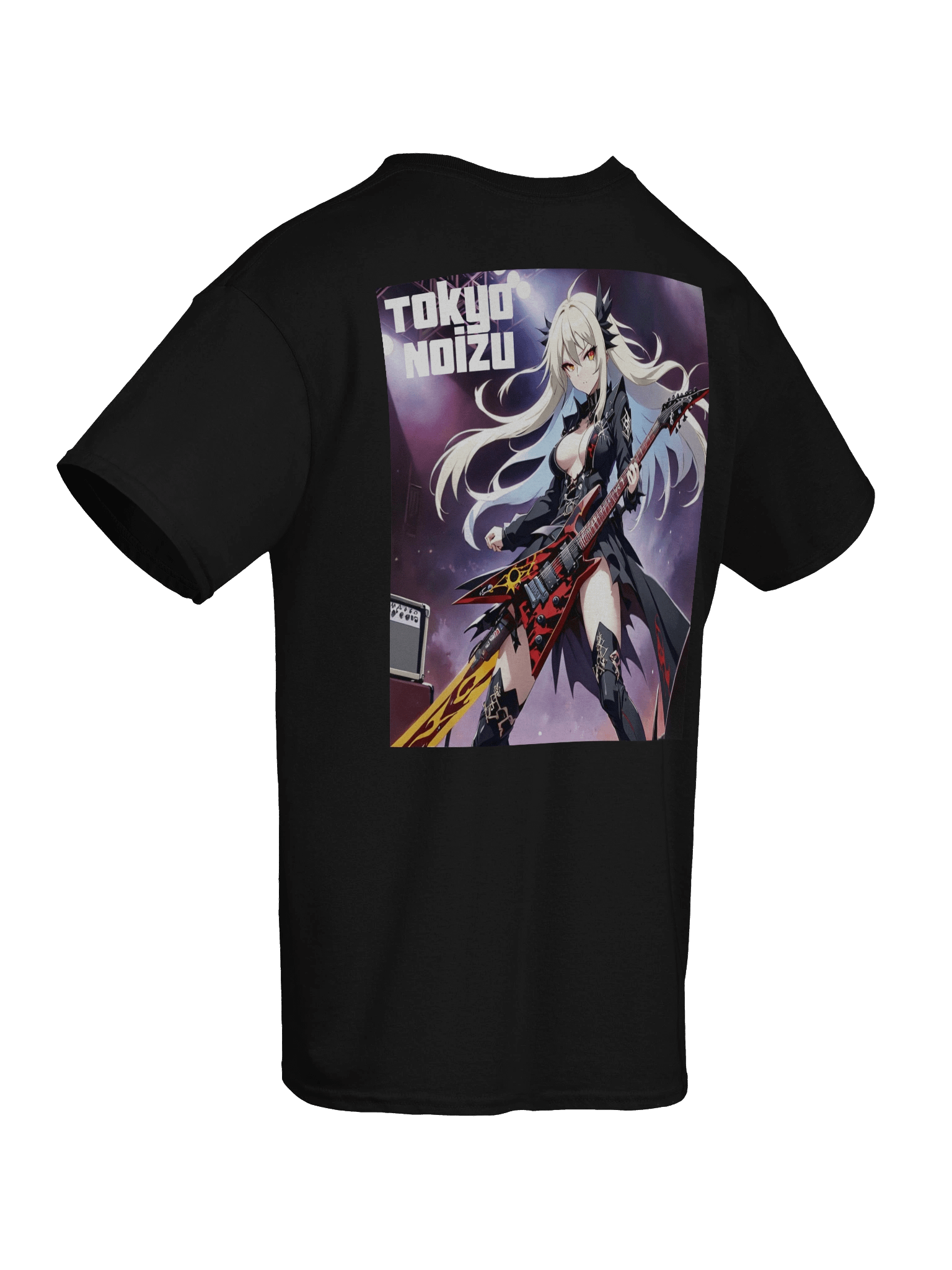 Japanese Anime Metal Guitarist Backprint product image (3)